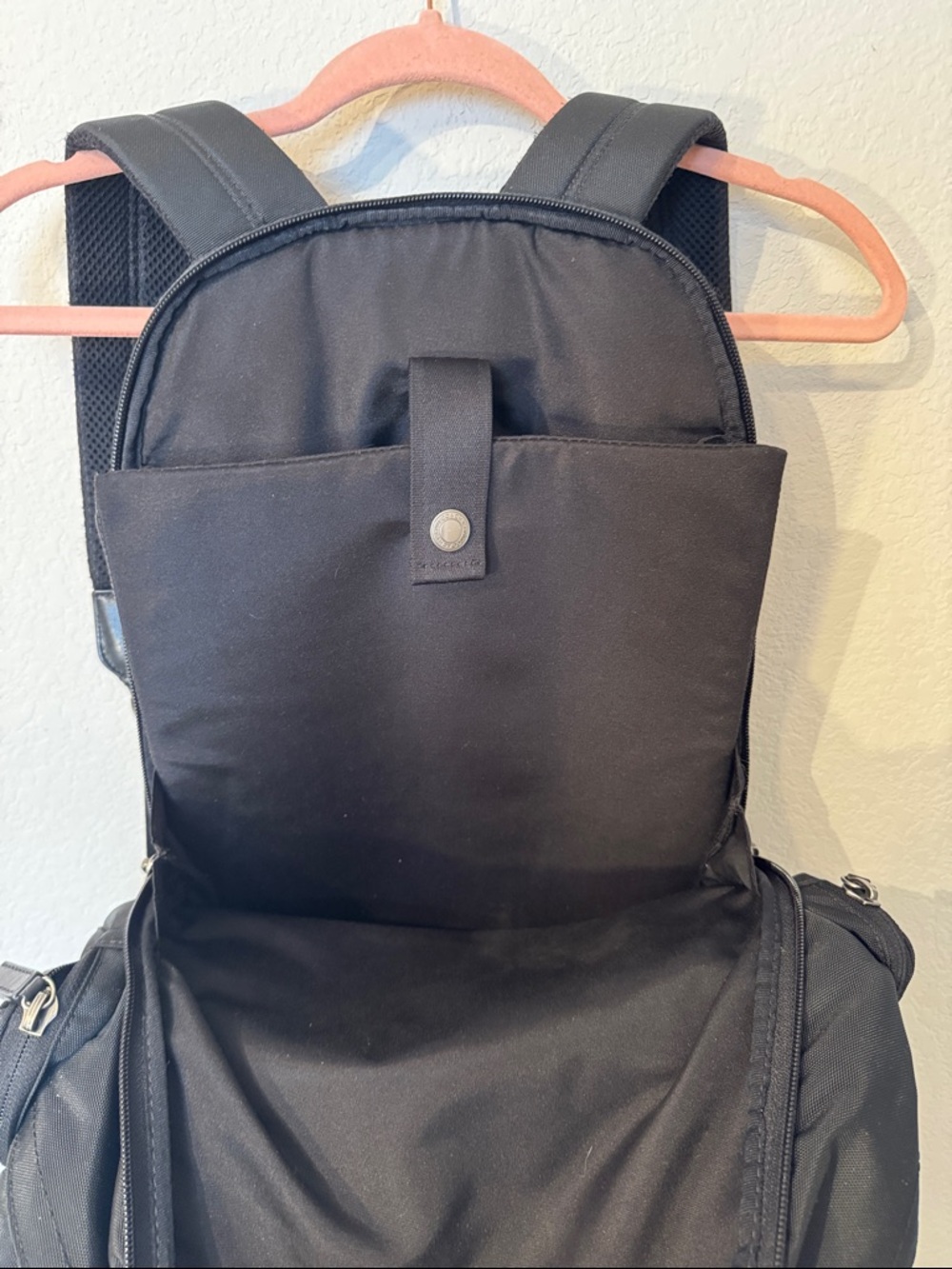 Coach Black Nylon Men’s Backpack with Front Buckle - Picture 7 of 8